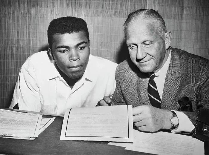 Framed Print : Cassius Clay and William S. Cutchins