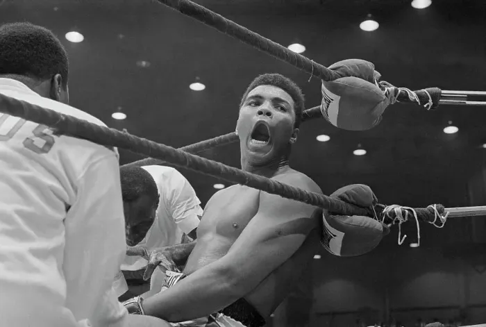 Framed Print : Cassius Clay After Winning Championship Framed Print : Cassius Clay After Winning Championship