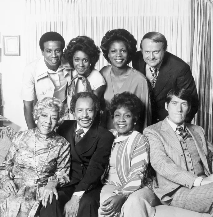Framed Print : Cast from The Jeffersons Framed Print : Cast from The Jeffersons