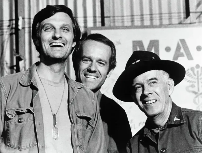 Framed Print : Cast members from M*A*S*H* Framed Print : Cast members from M*A*S*H*