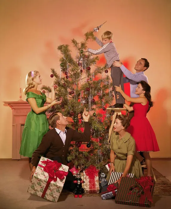 Framed Print : Cast of National Velvet Television Show Decorating Christmas Tree Framed Print : Cast of National Velvet Television Show Decorating Christmas Tree