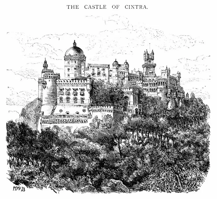Framed Print : The Castle of Cintra, Portugal Framed Print : The Castle of Cintra, Portugal