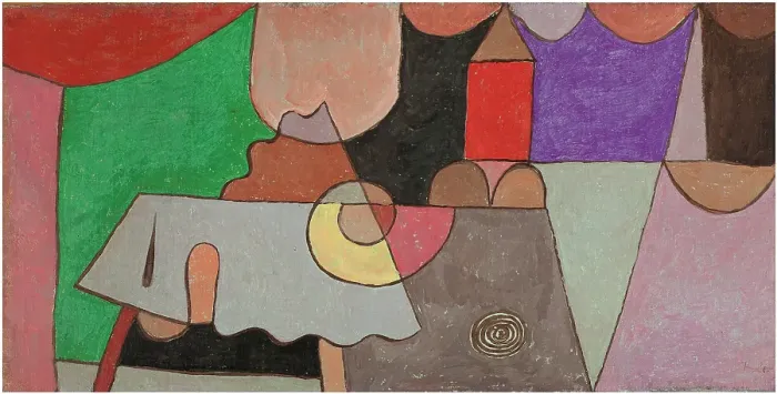 Framed Print : Castle Corner (Burgwinkel), by Paul Klee, 1932, oil on canvas on cardboard, 30.5 x 60 cm Framed Print : Castle Corner (Burgwinkel), by Paul Klee, 1932, oil on canvas on cardboard, 30.5 x 60 cm