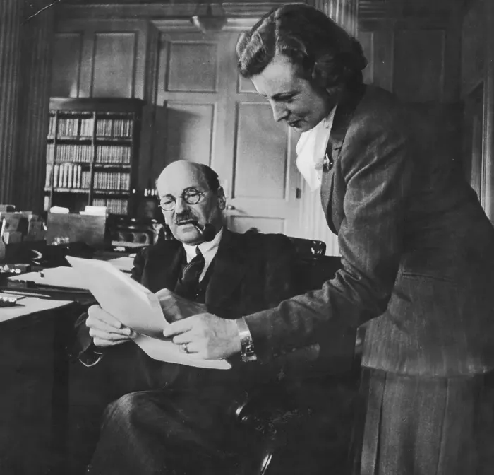 Framed Print : Castle Interviews Attlee Framed Print : Castle Interviews Attlee