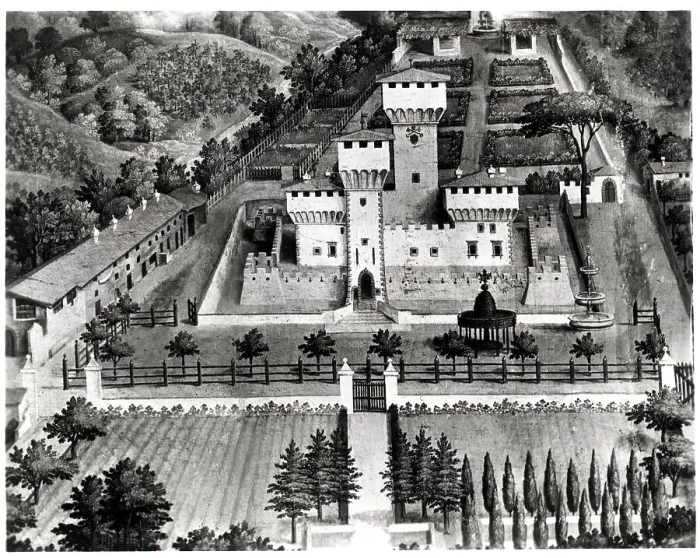 Framed Print : Castle Of The Medici Near Fagiolo Framed Print : Castle Of The Medici Near Fagiolo