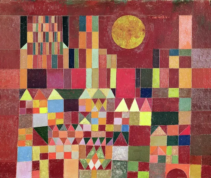 Framed Print : Castle and Sun. Artist: Klee, Paul (1879-1940) Framed Print : Castle and Sun. Artist: Klee, Paul (1879-1940)
