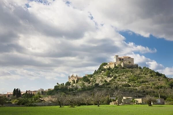 Castle in the town of Arta, Majorca, Spain, Europe