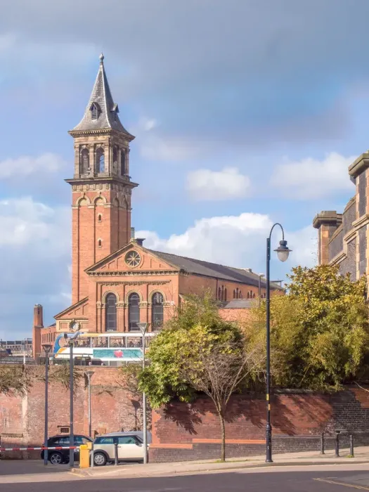 Framed Print : Castlefield area and the Congregational church Framed Print : Castlefield area and the Congregational church