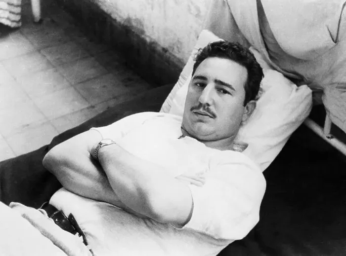 Framed Print : Castro Resting on Cot Framed Print : Castro Resting on Cot