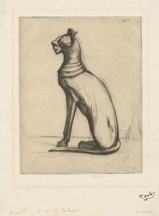 Framed Print : A cat of Bubastis