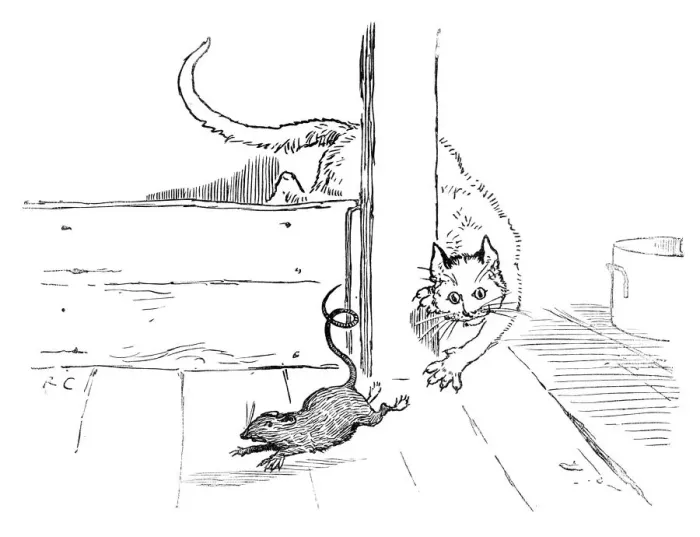 Framed Print : Cat that Killed the Rat Framed Print : Cat that Killed the Rat