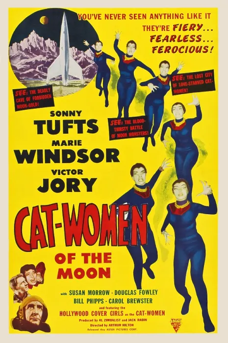 Framed Print : Cat-Women of the Moon Framed Print : Cat-Women of the Moon