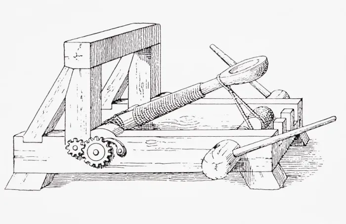 Framed Print : Catapult, unarmed Framed Print : Catapult, unarmed