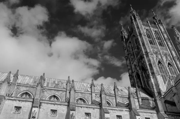 Framed Print : Cathedral in black and white Framed Print : Cathedral in black and white