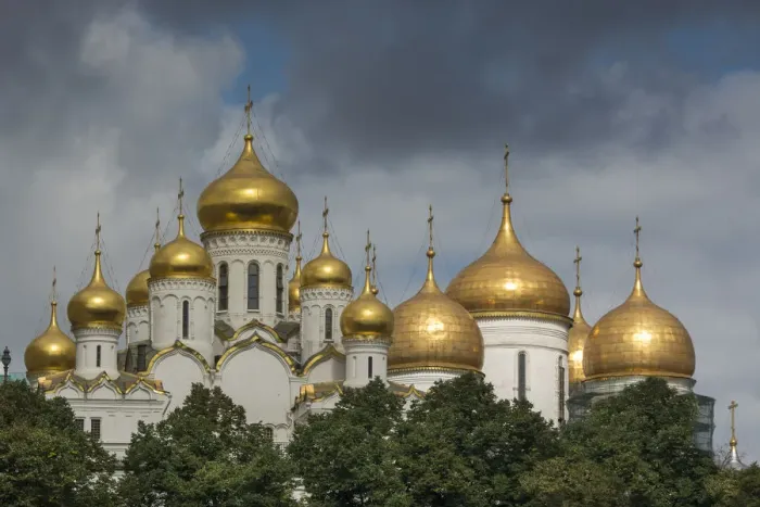 Framed Print : Cathedral of Assumption and Annunciation in Moscow Framed Print : Cathedral of Assumption and Annunciation in Moscow