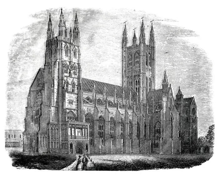 Framed Print : Cathedral Canterbury Framed Print : Cathedral Canterbury