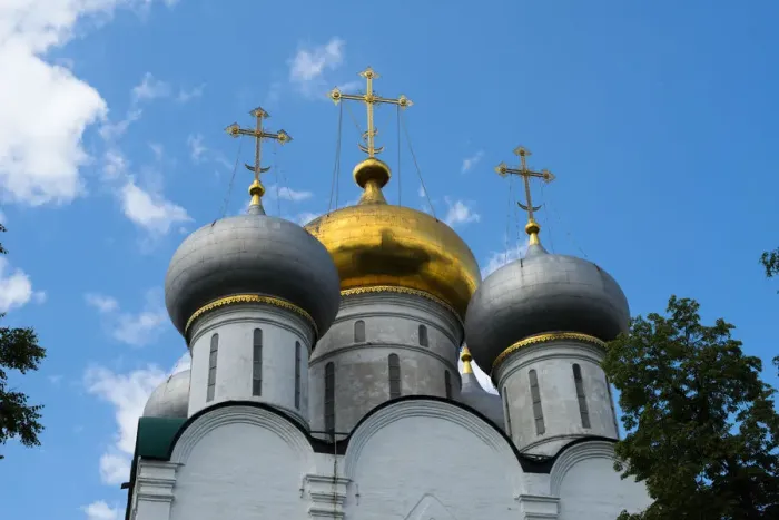 Framed Print : Cathedral of Our Lady of Smolensk, Novodevichy convent, Moscow