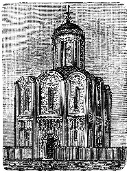 Cathedral of Saint Demetrius (XII c. ) in Vladimir, Russi