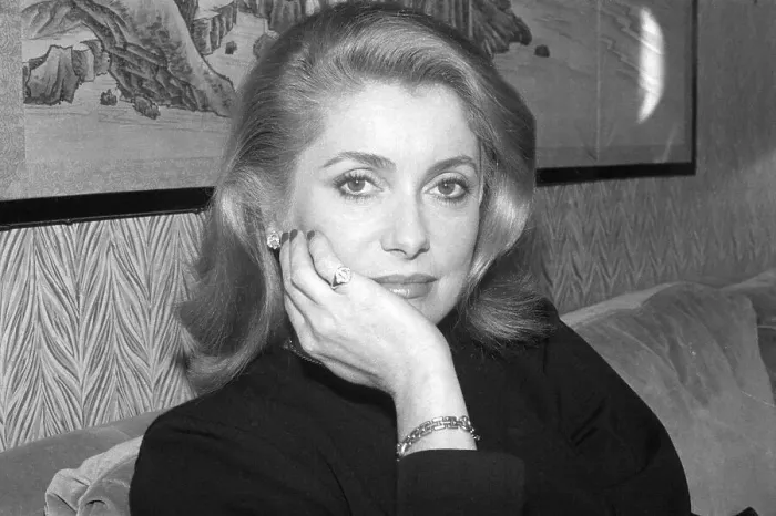 Framed Print : Catherine Deneuve Models Her Jewelry Framed Print : Catherine Deneuve Models Her Jewelry