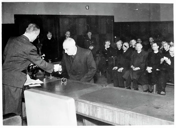 Framed Print : Catholic Priests Pardoned by Czechoslovakian President Framed Print : Catholic Priests Pardoned by Czechoslovakian President