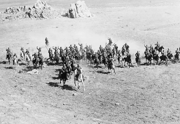Framed Print : Cavalry Making A Charge In Asia Minor Framed Print : Cavalry Making A Charge In Asia Minor