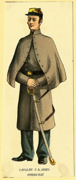 Framed Print : Cavalry Overcoat Worn During Civil War Framed Print : Cavalry Overcoat Worn During Civil War