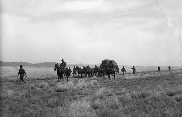 Framed Print : Us Cavalry Walking Across Mexican Desert Framed Print : Us Cavalry Walking Across Mexican Desert