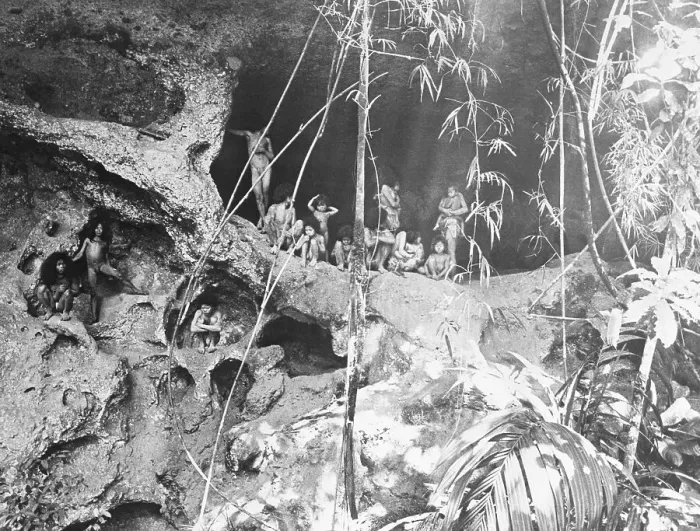 Framed Print : Cave Dwellers of Manila Framed Print : Cave Dwellers of Manila