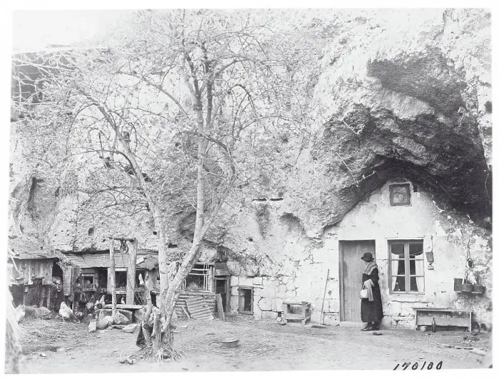 Framed Print : Cave Dwelling in France Framed Print : Cave Dwelling in France