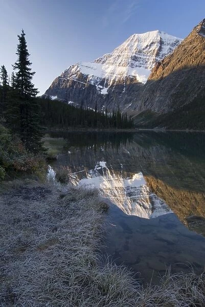 Cavell Lake, Mount Edith Cavell, Jasper National Park, Alberta, Canada