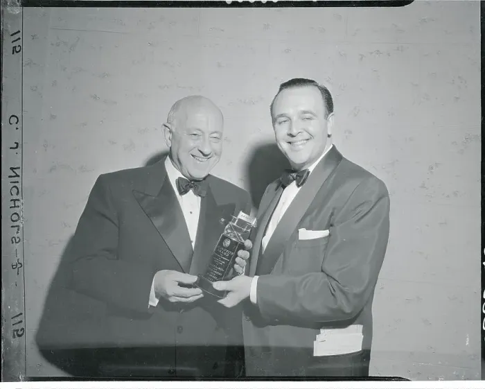 Framed Print : Cecil B. Demille Accepting Award Framed Print : Cecil B. Demille Accepting Award