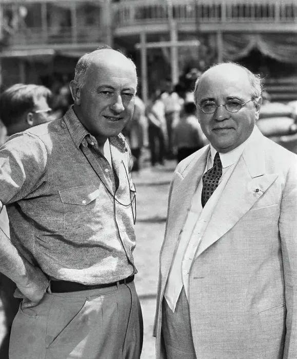 Framed Print : Cecil B DeMille and Albert Sarraut Framed Print : Cecil B DeMille and Albert Sarraut