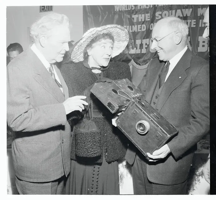Framed Print : Cecil B. DeMille Attending Anniversary Filming Celebration Framed Print : Cecil B. DeMille Attending Anniversary Filming Celebration