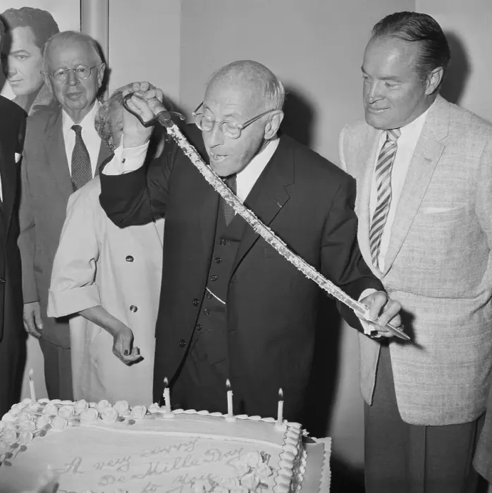 Framed Print : Cecil B. DeMille Celebrating His Birthday with Friends Framed Print : Cecil B. DeMille Celebrating His Birthday with Friends