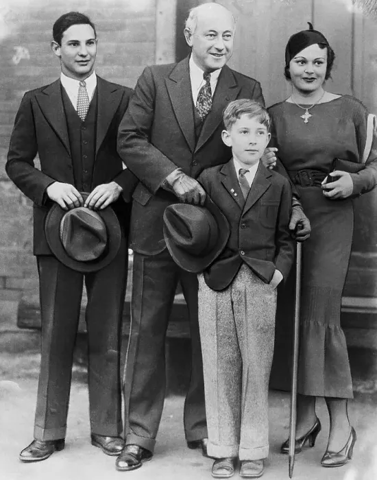 Framed Print : Cecil B. Demille With His Family Framed Print : Cecil B. Demille With His Family
