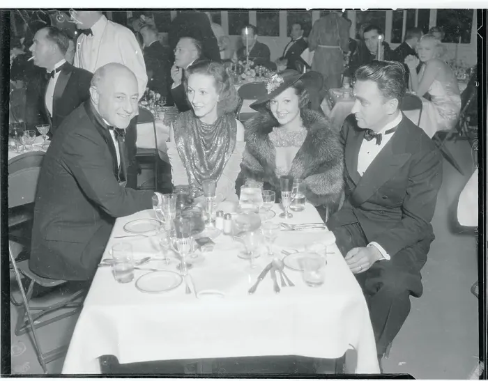 Framed Print : Cecil B. Demille and Friends at Dinner Table Framed Print : Cecil B. Demille and Friends at Dinner Table