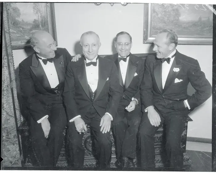 Framed Print : Cecil B. DeMille with Hollywood Friends Framed Print : Cecil B. DeMille with Hollywood Friends