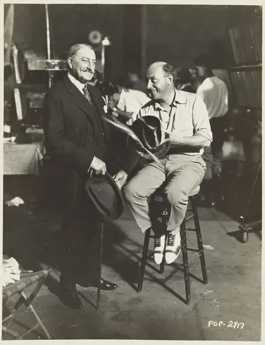 Framed Print : Cecil B. DeMille and John Drew