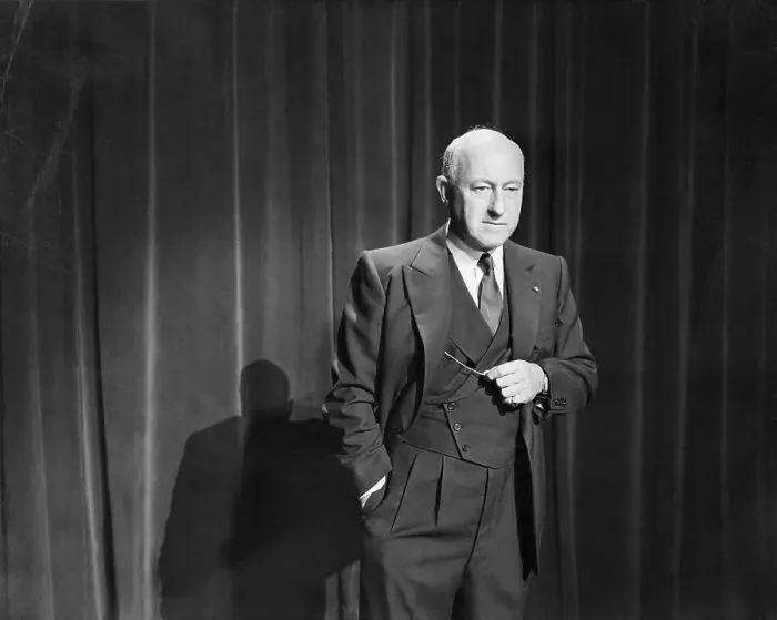 Framed Print : Cecil B. DeMille Posing With His Hand in Pocket Framed Print : Cecil B. DeMille Posing With His Hand in Pocket