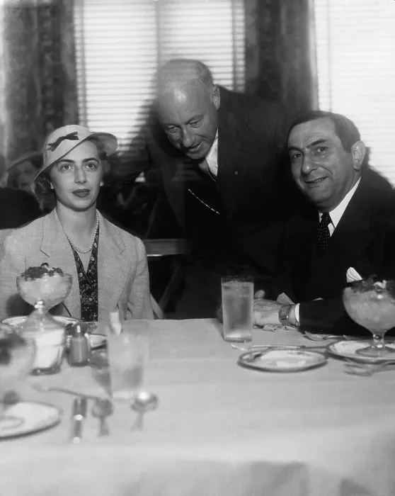 Framed Print : Cecil B. Demille With the Princess of Greece