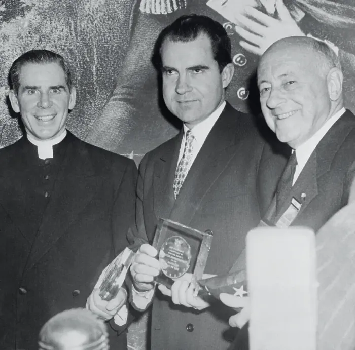 Framed Print : Cecil B. Demille Receiving Award from Richard Nixon Framed Print : Cecil B. Demille Receiving Award from Richard Nixon