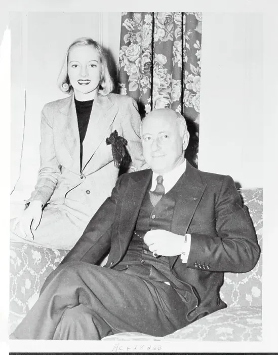 Framed Print : Cecil B. DeMille Sitting Next to Actress Evelyn Keyes Framed Print : Cecil B. DeMille Sitting Next to Actress Evelyn Keyes