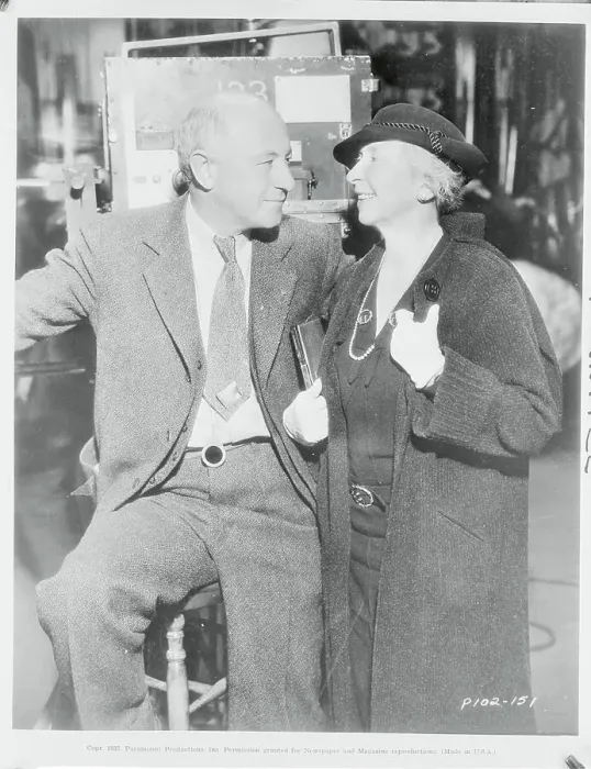Framed Print : Cecil B. Demille Speaking With Rachel Crothers Framed Print : Cecil B. Demille Speaking With Rachel Crothers