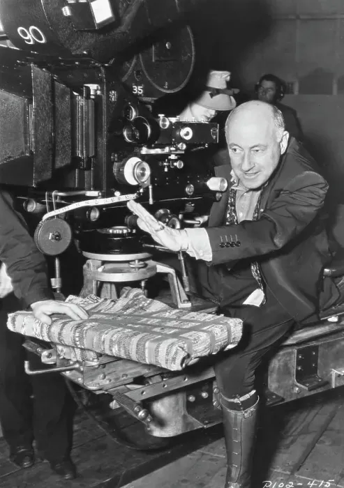 Framed Print : Cecil B. DeMille Working Behind Camera Framed Print : Cecil B. DeMille Working Behind Camera