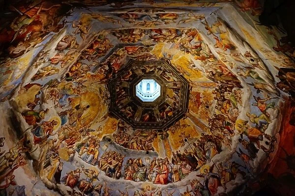 Ceiling of the Cupola of the Duomo of Florence, Italy