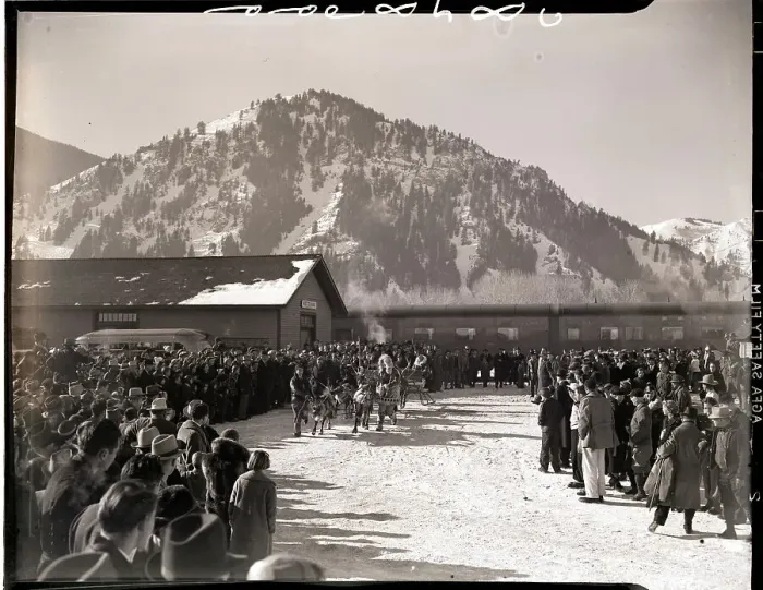 Framed Print : Celebration at Ski Resort Framed Print : Celebration at Ski Resort