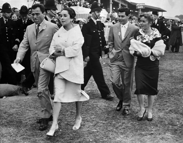Framed Print : Celebrities at English Derby Framed Print : Celebrities at English Derby