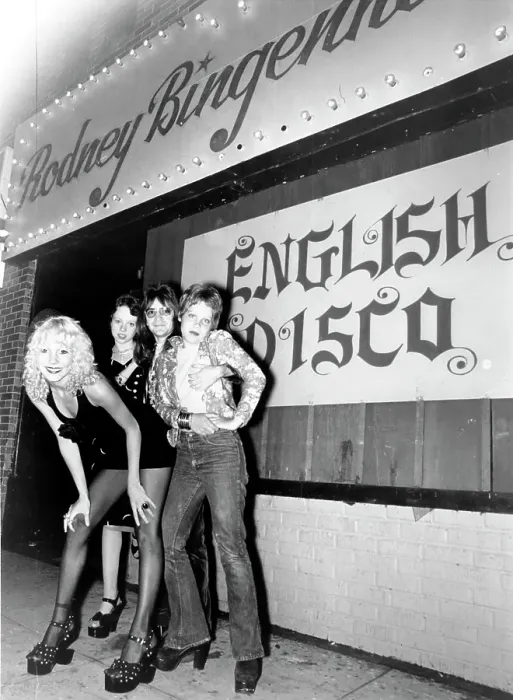 Framed Print : Celebrities At Rodney's English Disco Framed Print : Celebrities At Rodney's English Disco