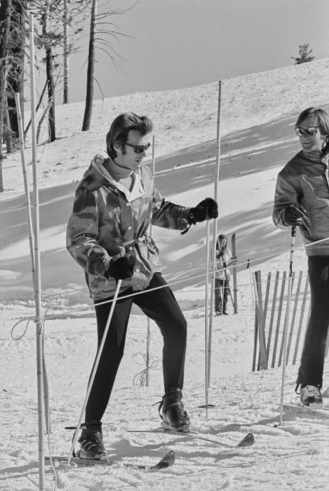 Framed Print : Celebrity Ski Race