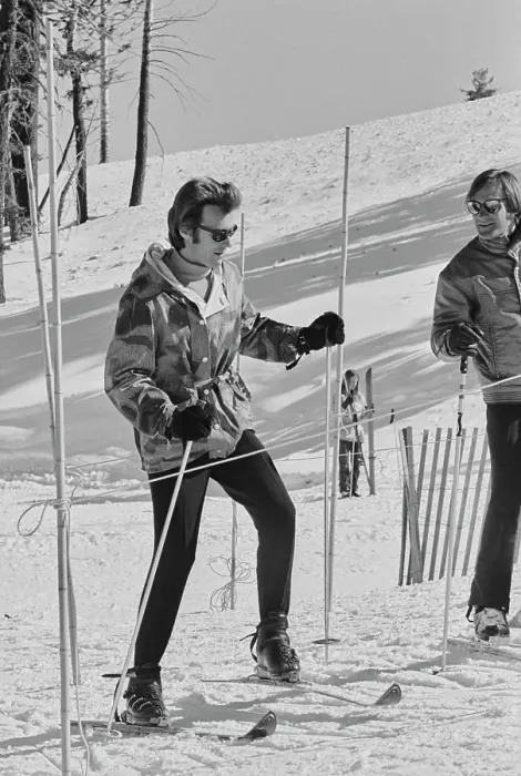 Framed Print : Celebrity Ski Race